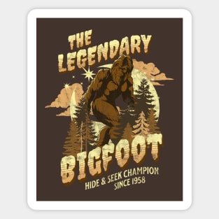 legendary bigfoot Magnet